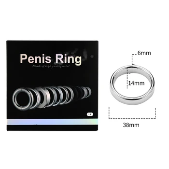 Металлическое кольцо для пениса, растяжитель для мошонки, связывание члена, сжатие яичек, кольцо для члена, задержка эякуляции, БДСМ Секс-игрушки, эротические товары для взрослых