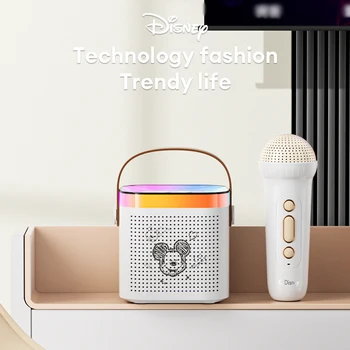 Микрофон однозерновой модели Disney A1S, Аудиогромкоговоритель, набор динамиков Bluetooth, Портативный ручной микрофон, Многофункциональное воспроизведение
