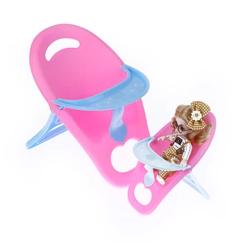 Мини-пластиковые сиденья, бытовые игрушки для детей, аксессуары для кукол 4-10 дюймов, обеденный стул для кукол универсального размера, стул для малышей