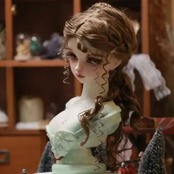 Модный кукольный парик в стиле принцессы 1/3 BJD Коричневого цвета с имитацией мохера для укладки волос Бесплатная Доставка
