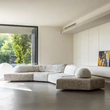 Модульный элегантный диван Большой длины особой формы, индивидуальное сочетание, Комплект мебели для гостиной Muebles De Sala