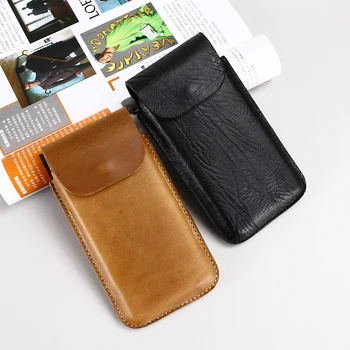 Мужской пояс для мобильного телефона из натуральной кожи, поясная сумка для Realme C33 2023, чехол для телефона, сумки