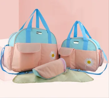 Набор сумок для детских подгузников, Органайзер для хранения подгузников для беременных, Сумочка для мам, Дорожная сумка для мамы Большой емкости, сумка для детской коляски