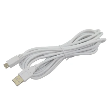 Новое высококачественное белое USB-зарядное устройство 3 м, кабель для передачи данных, кабель для зарядки контроллера Wii U GamePad
