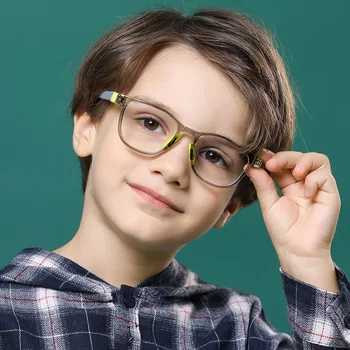 Новые цветные детские очки с синим светом, силиконовый держатель для носа, модные очки для мобильного телефона и компьютера Tide
