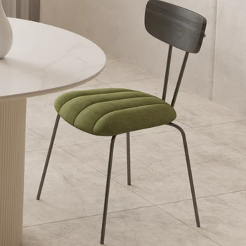 Обеденный стол, стул для гостиной, современная минималистичная спинка, легкий французский стиль и ретро-стиль.