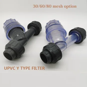 ПВХ-фильтр upvcy, прозрачный фильтр, пластиковый сердечник фильтра для загрязнений и всякой всячины в трубопроводе химического водоснабжения