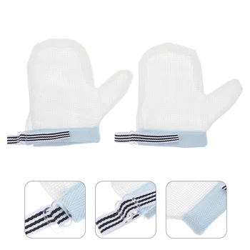 Перчатки для защиты от переедания, перчатки для малышей, принадлежности для мальчиков Первой необходимости, защита для большого пальца, успокаивающая младенцев, защита от сосания пальцев