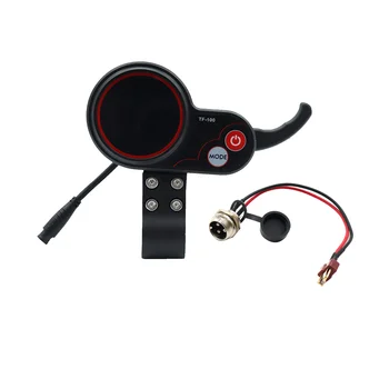 Приборная панель дисплея TF-100 + Т-образный кабель, скутер, 6-контактный Спидометр для скейтбординга, запчасти для электрического скутера Kugoo M4