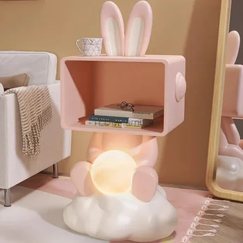 Прикроватная тумбочка со светодиодным датчиком освещенности, женские Детские выдвижные ящики, милый ночной столик, модные розовые аксессуары для спальни, умная мебель El Hogar