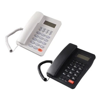 Проводной телефон для домашнего / офисного / гостиничного стационарного телефона с громкой связью вызывающего абонента