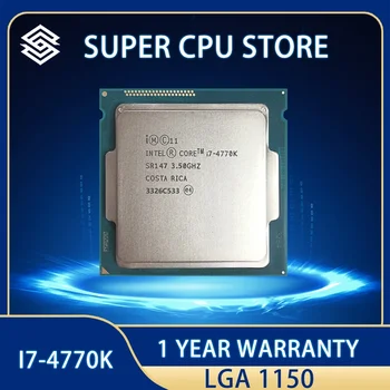 Процессор Intel Core i7-4770K i7 4770K i7 4770k Процессор 84 Вт 3,5 ГГц Четырехъядерный Четырехпоточный процессор LGA 1150