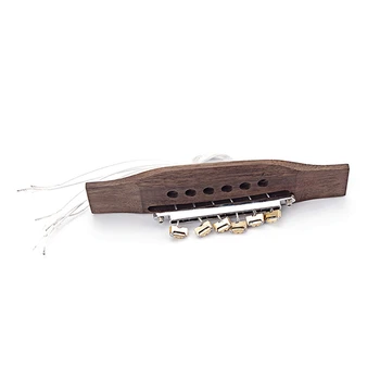 Пьезо-мостовой звукосниматель 2X для акустической гитары С зернистостью электрогитары для акустического гитарного инструмента
