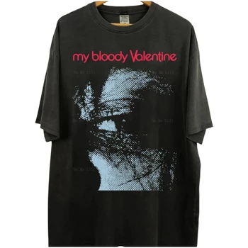 Ретро My Bloody Valentine Band Винтажный подарок для мужчин и женщин, Футболка Унисекс из 100% хлопка