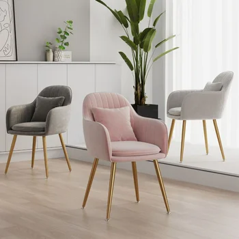 Роскошный обеденный стул в скандинавском стиле, бытовой минимализм, косметический стул для интернет-знаменитостей, стул для маникюра, стул для спальни