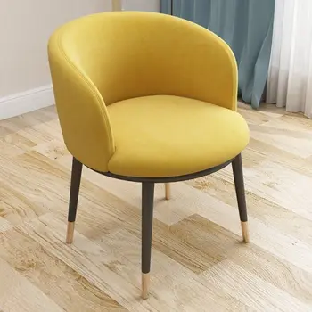 Роскошный стул бытовых PU кожаный стул кресло маникюрный салон макияж стул ресторанный десерт магазин стулья мебель для гостиной