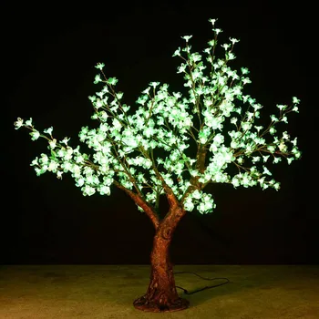 Светодиодная мигающая Вишневая елка с дистанционным управлением, наружная лампа для Рождественской елки, водонепроницаемое украшение садового ландшафта