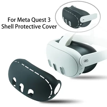 Силиконовый защитный чехол для шлема Meta Quest 3, полный защитный чехол для аксессуаров Oculus quest3