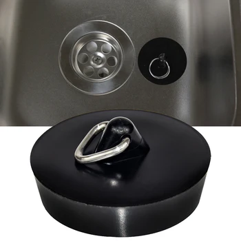 Сливная пробка Резиновая заглушка для раковины Замена для ванны Кухонная раковина Ванная комната Эффективно предотвращает слив воды из раковины