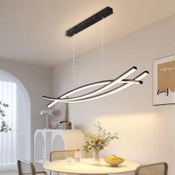 Современные алюминиевые люстры Светодиодный подвесной светильник LuxuryFor Гостиная Столовая Кухня Островное подвесное освещение