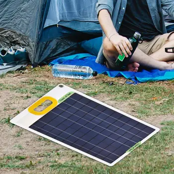 Солнечная Зарядная панель 12V 2A Портативное Высокоэффективное зарядное устройство из монокристаллического кремния для пикников, уличного компьютера