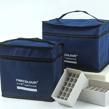 Специальная сумка для хранения маркировочной ручки, холщовая сумка-тоут из 36/48/60/72/120 частей, большая вместимость и простая переносная сумка