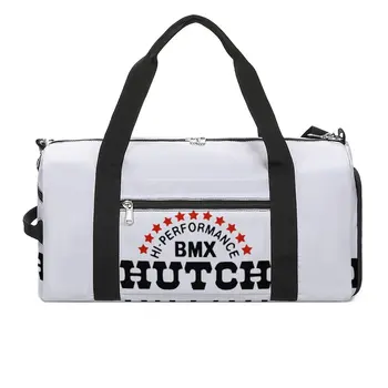 Спортивная сумка с логотипом Hutch BMX, тренировочные спортивные сумки с винтажным принтом, мужские дизайнерские аксессуары для спортзала, Забавная сумка для фитнеса, уличные сумки