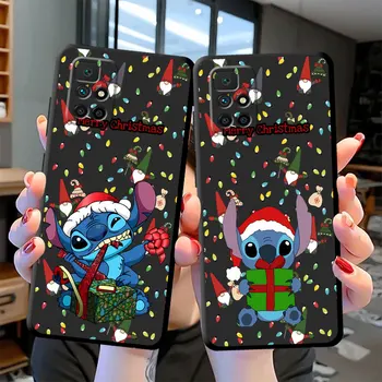 ТПУ Мягкий Рождественский Чехол Disney Stitch Для Телефона Xiaomi Mi Note 10 Pro 10T Pro 12 Lite 9T 12T CC9 11 Lite 12S 11T 13 12X Чехол