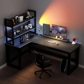 Угловой компьютерный стол, настольный Домашний стол, простой современный стол для спальни, верстак, Студенческий стол, письменный стол