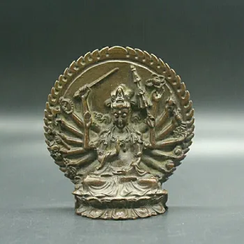 Украшение из статуи Будды Гуаньинь тысячи рук, украшение домашнего стола, безделушки Бодхисаттвы Гуаньинь