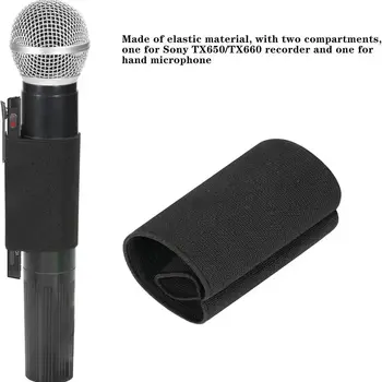 Универсальный эластичный рукав для ручного микрофона, Новый Черный Эластичный Аксессуар для микрофона, прочный рукав для записи