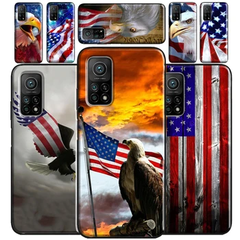 Флаг Американского Орла США Coque Для POCO M3 Pro M4 F3 X3 GT X3 Pro Чехол-сумка Для Xiaomi Mi 11T Pro Mi 11 Ultra Lite