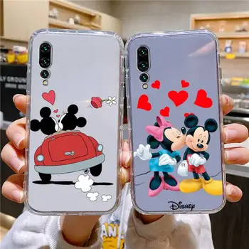 Чехол Для телефона Disney Mickey Minnie Mouse Для Xiaomi 11 Redmi Note 11pro5G 8T 9A 9S 12S K30 10T Pro Ultra K40pro Прозрачный Чехол