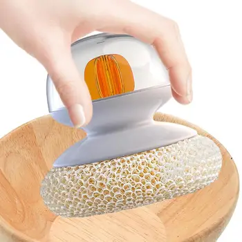 Щетка для рук с дозатором мыла Щетка для посуды с дозатором мыла Многофункциональная нажимная щетка для чистки-Щетка для мытья посуды для кастрюли