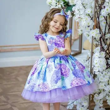 Элегантные вечерние платья принцессы для девочек, Летний детский костюм, детские платья для девочек, одежда для маленьких девочек, детские платья